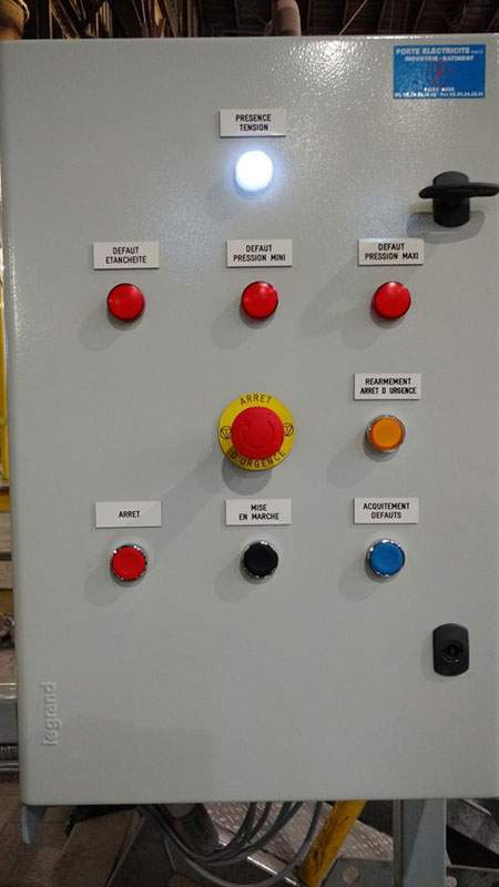 Tableau commande réseau électrique l'Orne